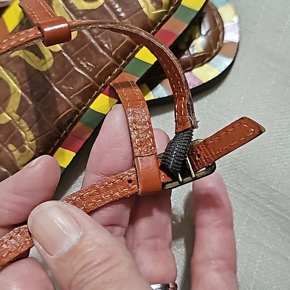 Sam Edelman Gigi 5 Leather Sandals - Picture 8 of 11